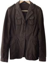 Thumbnail for your product : Prada Khaki Cotton Biker jacket