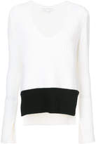 Narciso Rodriguez V-neck knitted top 