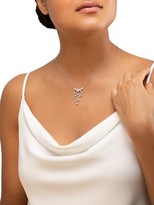 Thumbnail for your product : Birks Splash 18K White Gold & Diamond Cluster Large Drop Pendant Necklace