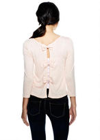 Thumbnail for your product : Delia's Triple Bow-Back Long-Sleeve Top