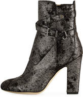 Thumbnail for your product : Jimmy Choo Mitchell Metallic Dotted Suede Bootie