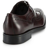 Thumbnail for your product : Ferragamo Ponce Brogue Lace-Up Oxfords