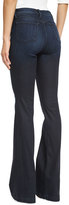 Thumbnail for your product : J Brand Jeans Maria High-Rise Flare-Leg Jeans, Dark Innovation