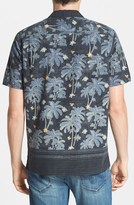 Thumbnail for your product : Tommy Bahama 'A State of Palm' Original Fit Silk & Cotton Campshirt