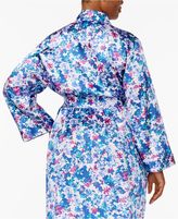 Thumbnail for your product : Thalia Sodi Plus Size Floral-Print Wrap Robe, Created for Macy's