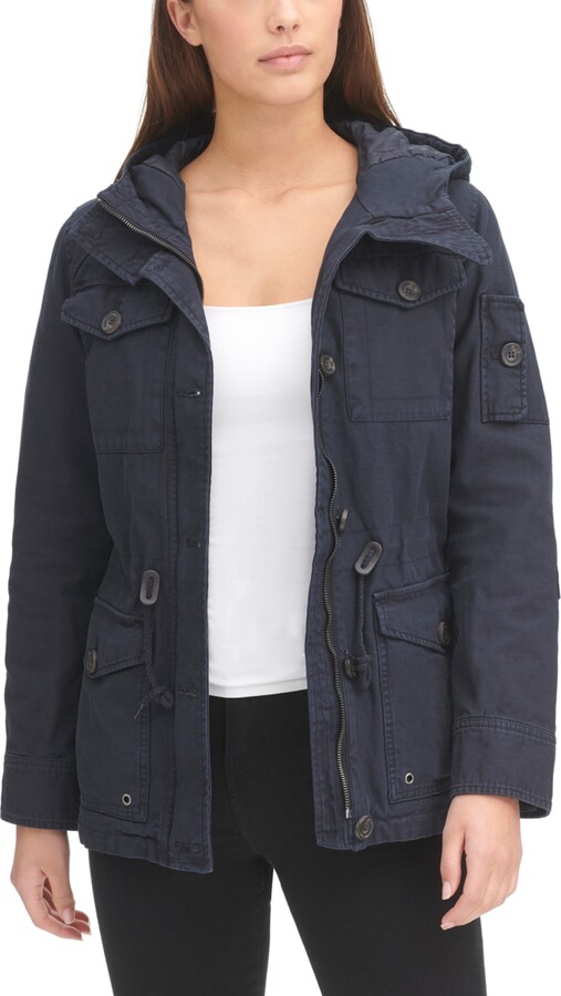 Womens Navy Military Jacket | Shop the world's largest collection of  fashion | ShopStyle