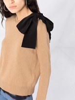Thumbnail for your product : RED Valentino Bow Detail Jumper