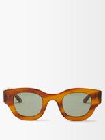 Thumbnail for your product : Thierry Lasry Autocracy Square Acetate Sunglasses - Dark Green Multi