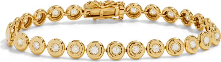 CARBON & HYDE Orb Yellow Gold Tennis Bracelet