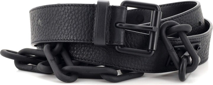 Louis Vuitton Leather Black Belts for Women for sale