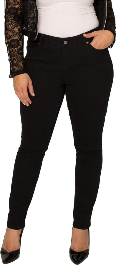 Standards & Practices Plus Size Basic 5-Pocket Style Skinny Jean