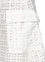 Thumbnail for your product : Sacai LUCK Sweater lace combo dress