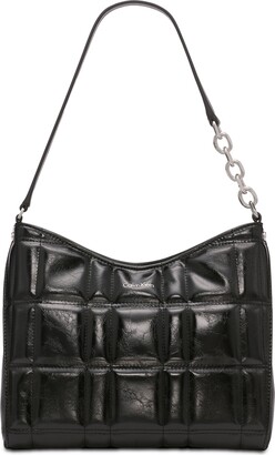 Black Handbag Silver Chain