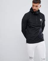Thumbnail for your product : 11 Degrees Overhead Windbreaker Jacket In Black