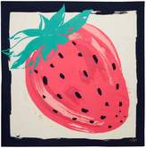 Thumbnail for your product : Kate Spade Strawberry silk square scarf