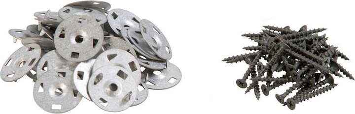 DURAL Durabase Backer Board Screw and Washer Pack (40 Screws x 40 Washer Kit) for Shower Underlayment