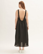 Thumbnail for your product : Jigsaw Linen-blend Ruched Maxi Dress
