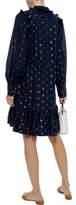 Thumbnail for your product : Figue Emma Tassel-trimmed Fil Coupe Cotton-blend Gauze Mini Dress