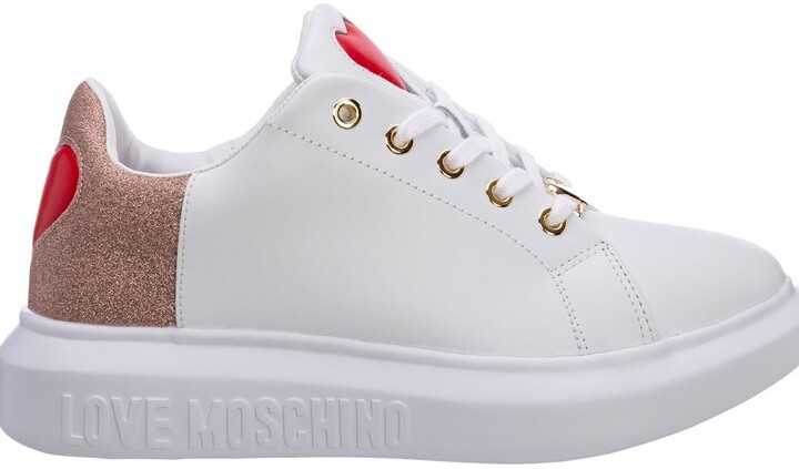 love moschino heart shoes