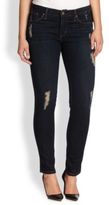 Thumbnail for your product : James Jeans James Jeans, Sizes 14-24 Distressed Cigarette Jeans