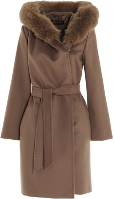 Be Blumarine Coat Be Blumarine Double Breasted Trench Coat In Rubber With Belt Shopstyle
