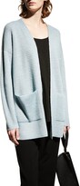 Thumbnail for your product : Eileen Fisher Petite Boxy Open-Front Long Cardigan