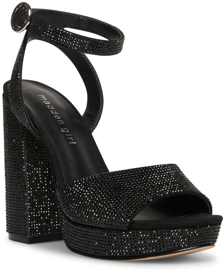 rhinestones platform sandals