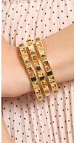 Thumbnail for your product : Tory Burch Stacked Logo Stud Cuff Bracelet