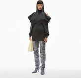 Thumbnail for your product : Alexander Wang Women's Inverted Turtleneck Dress In Boiled Wool Charcoal