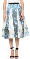 Thumbnail for your product : Tibi Floral Silk Full Skirt