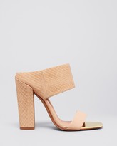 Thumbnail for your product : Rachel Zoe Open Toe Platform Slide Mule Sandals - Skyla High Heel