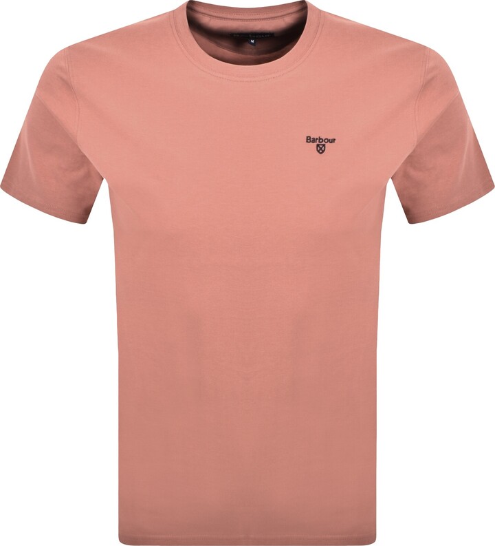 Barbour short-sleeve cotton T-shirt - ShopStyle