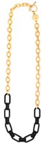 Thumbnail for your product : Ben-Amun Extra-Long Gold Link and Resin Necklace
