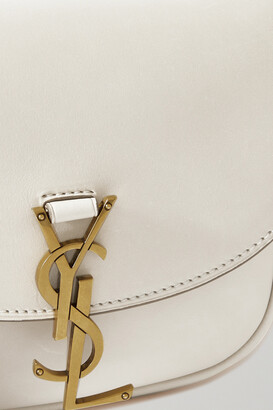 Saint Laurent Kaia Small Leather Shoulder Bag - Off-white
