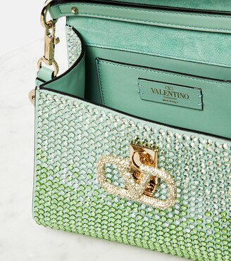 Valentino Garavani Mini VSLING rhinestone-embellished Tote Bag - Farfetch