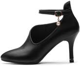 Thumbnail for your product : Dethan Womens Pointed Toe Ankle Strap Fashion Pump Sexy Bootie Boot
