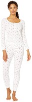 Thumbnail for your product : Plush Thermal Heart Pajama + Scrunchie Set