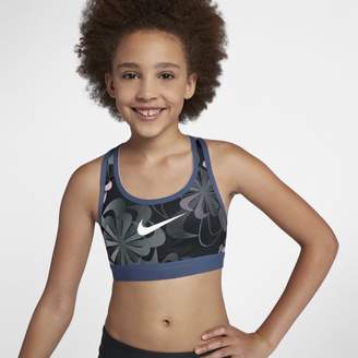 Nike Pro Classic Older Kids' (Girls') Reversible Printed Sports Bra