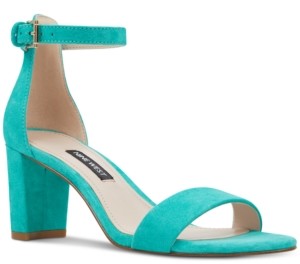 nine west turquoise heels