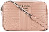 Thumbnail for your product : Prada Diagramme quilted crossbody bag
