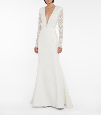 Rebecca Vallance Bridal Harper crepe gown