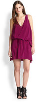 Thumbnail for your product : Elizabeth and James Tiana Silk Draped Dress
