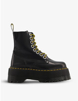 Thumbnail for your product : Dr. Martens Jadon Max leather platform boots