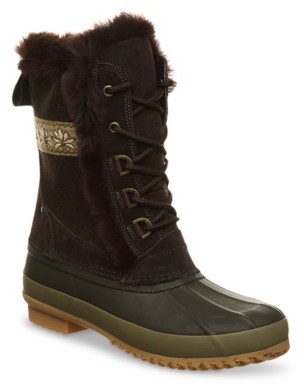 jhawk fleece lined duck boot