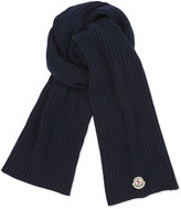 Thumbnail for your product : Moncler Men's Cashmere Solid Ribbed Knit Scarf
