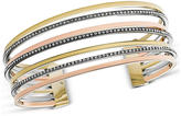 Thumbnail for your product : Michael Kors Tri-Tone Statement Open Cuff