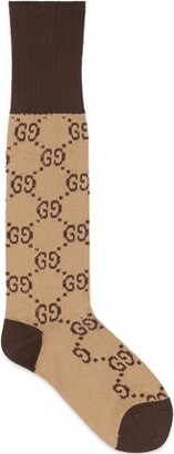 Gucci GG Pattern Cotton Blend Socks