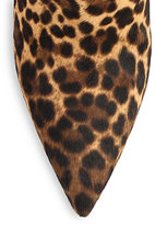 Thumbnail for your product : Prada Leopard-Print Calf Hair Booties