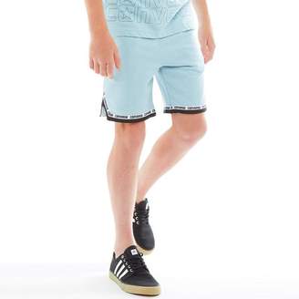 Converse Junior Boys Mitred French Terry Shorts Ocean Bliss