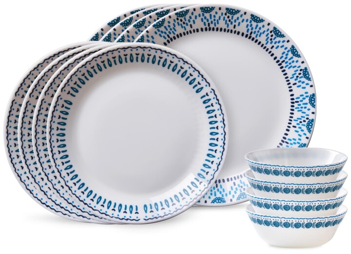 Dine with the Corelle Disney Commemorative Series Characters 12-piece Dinnerware  Set